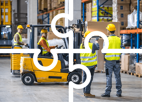warehouse workers image puzzle